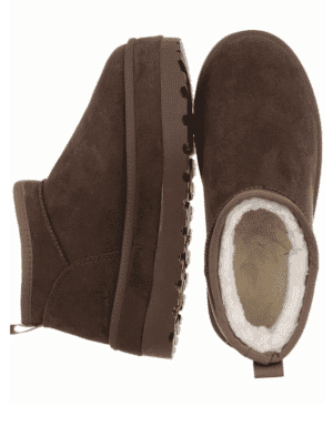 Lækker og billige bamsestøvler i flot brun farve