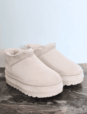 Tanya bamse støvler beige