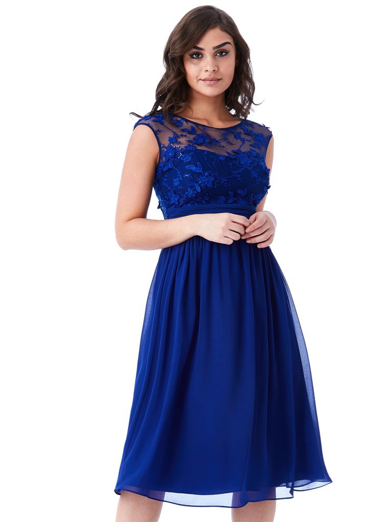 sokker Blive opmærksom Perpetual Smuk blå festkjole i elegant design og lækker kvalitet til en yderst  fornuftig pris >> Se Her!