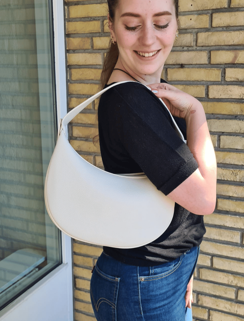 Sinay Crossbody Taske Råhvid